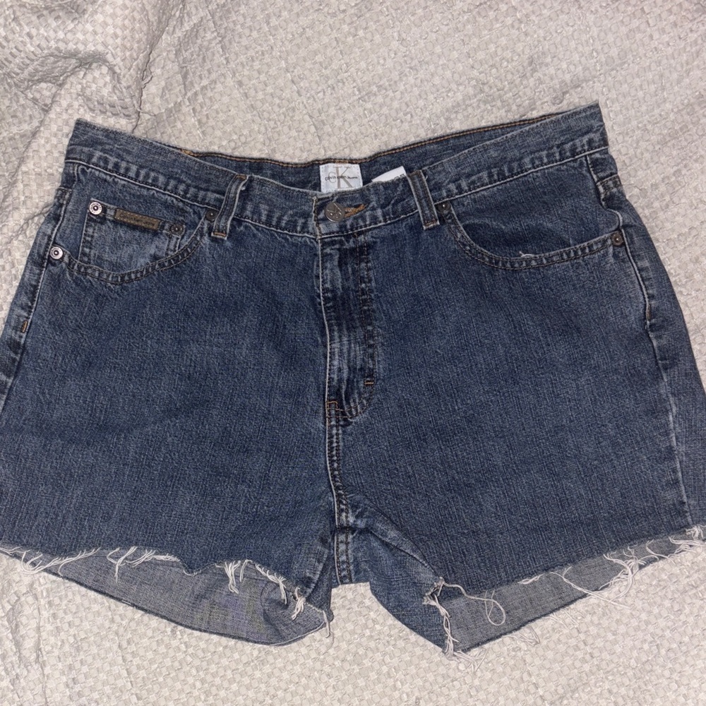 Calvin Klein Dark Blue Jean Shorts